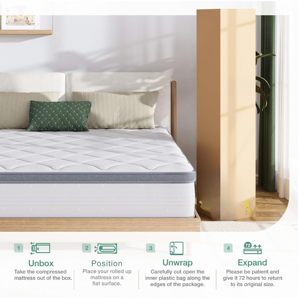 Pillow Top Mattress - Medium-Firm