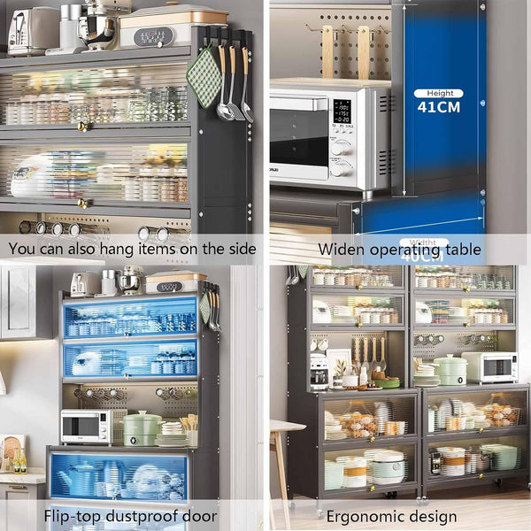 UrbanStorage Multi-Tier Steel Storage Cabinet