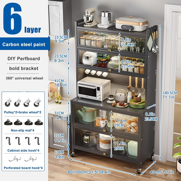 UrbanStorage Multi-Tier Steel Storage Cabinet