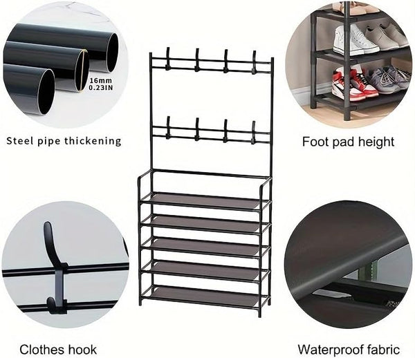 Strato 5-Tier Rack with Hooks