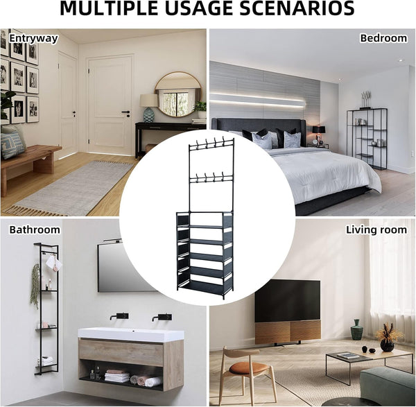 Strato 5-Tier Rack with Hooks