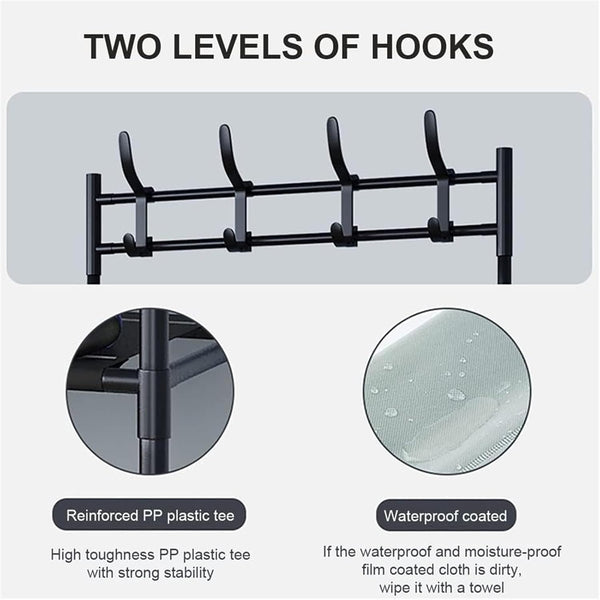Strato 5-Tier Rack with Hooks