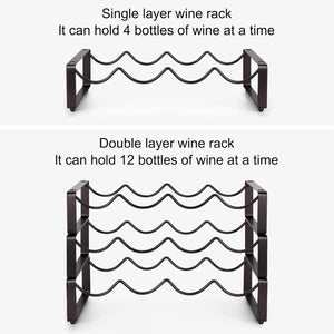 NoirWave 4-Tier Wine Rack