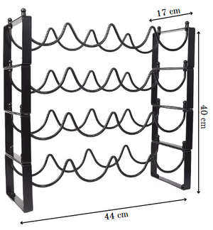 NoirWave 4-Tier Wine Rack
