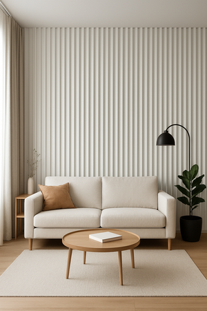 Fluted Wall Cladding Panels (Set of 10)