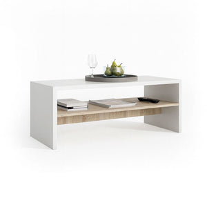 Arcline Coffee Table with Shelf