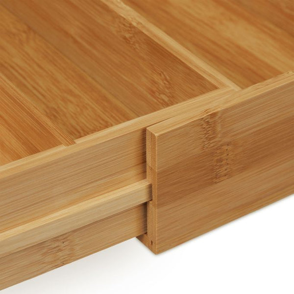 Expandable Bamboo Drawer Organizer