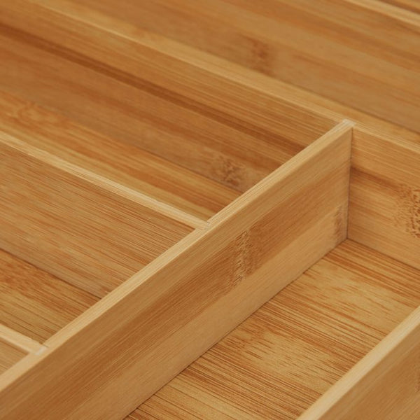 Expandable Bamboo Drawer Organizer