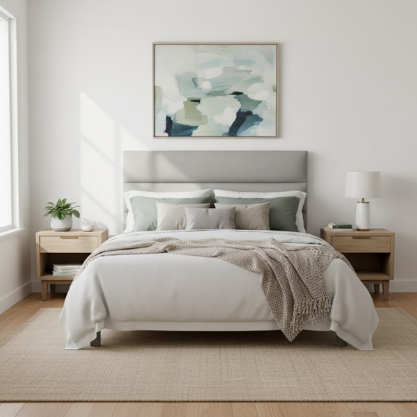 Linara Linen Panel Headboard