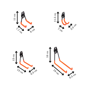 Durahold Garage Hook Set – 12 Piece