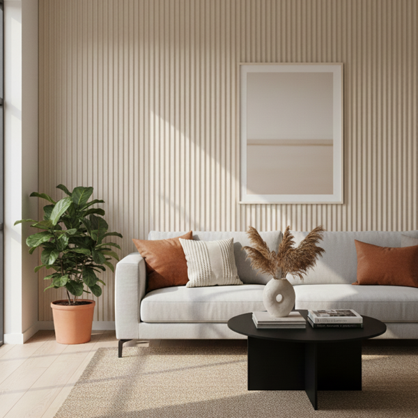 Fluted Wall Cladding Panels - Set of 10