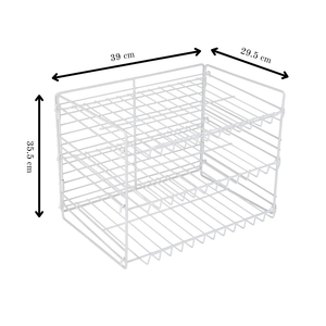 3 Tier Stackable Organizer Rack