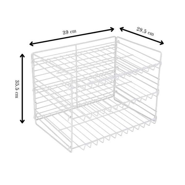 3 Tier Stackable Organizer Rack