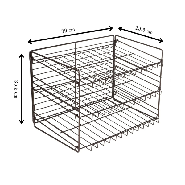 3 Tier Stackable Organizer Rack