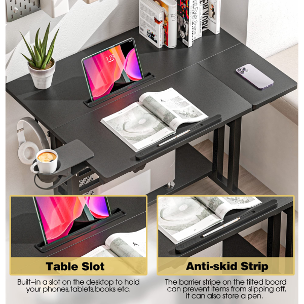 VersaRise Adjustable Standing Desk with Wheels