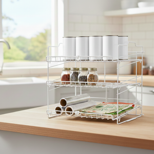 3 Tier Stackable Organizer Rack