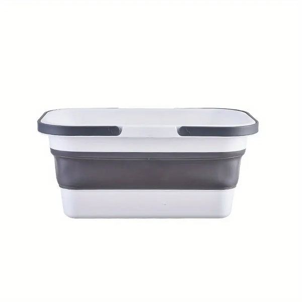 Collapsible Picnic Basket with Foldable Tray