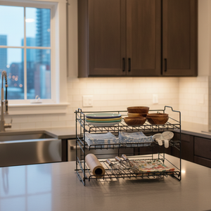 3 Tier Stackable Organizer Rack