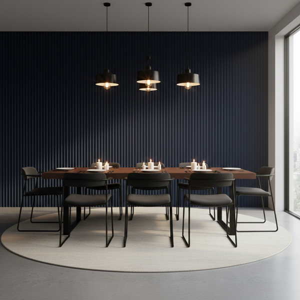 Fluted Wall Cladding Panels - Set of 10