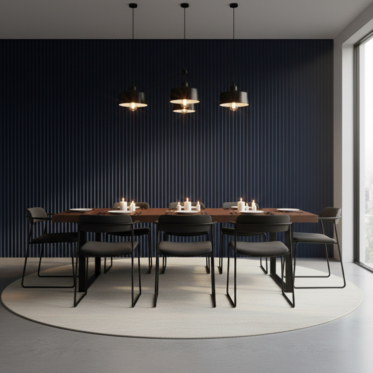 Fluted Wall Cladding Panels - Set of 10