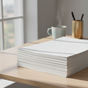 A4 White Copy Paper - 5 x 500 Sheets, 80 GSM