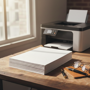 A4 White Copy Paper - 5 x 500 Sheets, 80 GSM