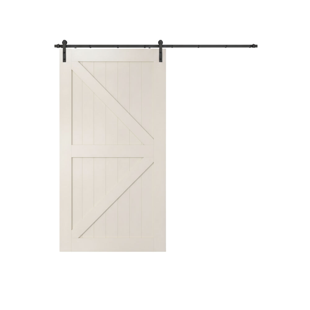 Evara Barn Door (210 cm x 90 cm x 3.8 cm) - 2m Track Kit Included