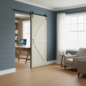 Evara Barn Door (210 cm x 90 cm x 3.8 cm) - 2m Track Kit Included
