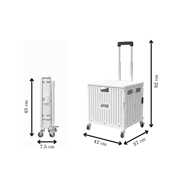 Oria Collapsible Storage Cart with Wheels