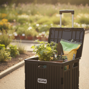 Oria Collapsible Storage Cart with Wheels