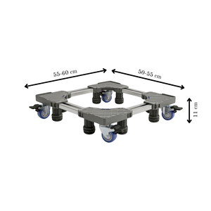 Easy-Glide Appliance Stand with Wheels