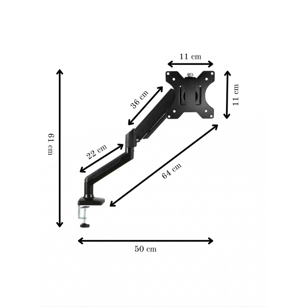Argo Adjustable Monitor Arm Bracket