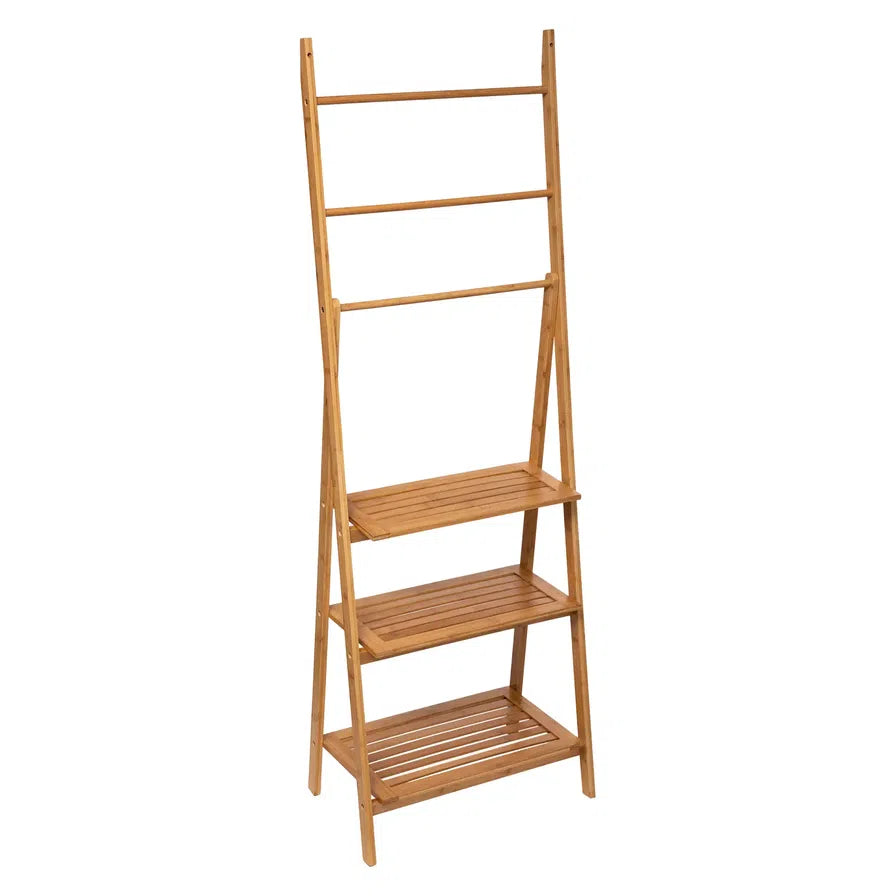 Bamboo Rack with Shelves