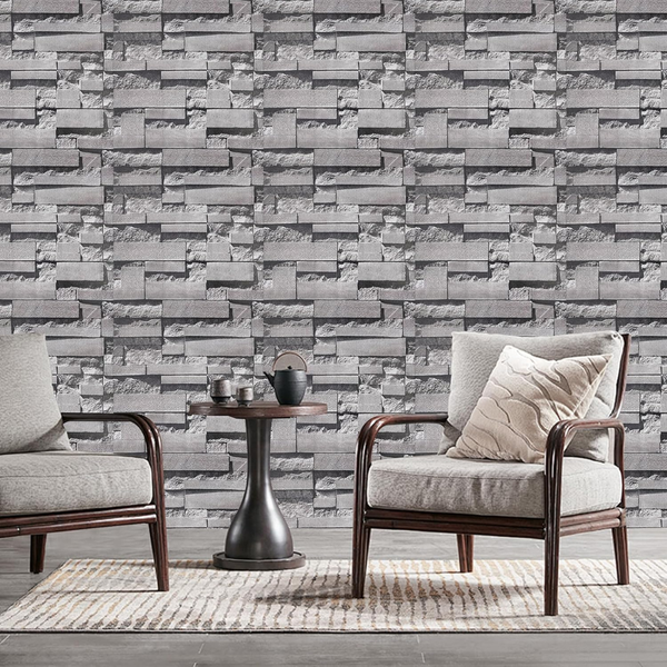 Urban Slate Self-Adhesive Wall Stickers