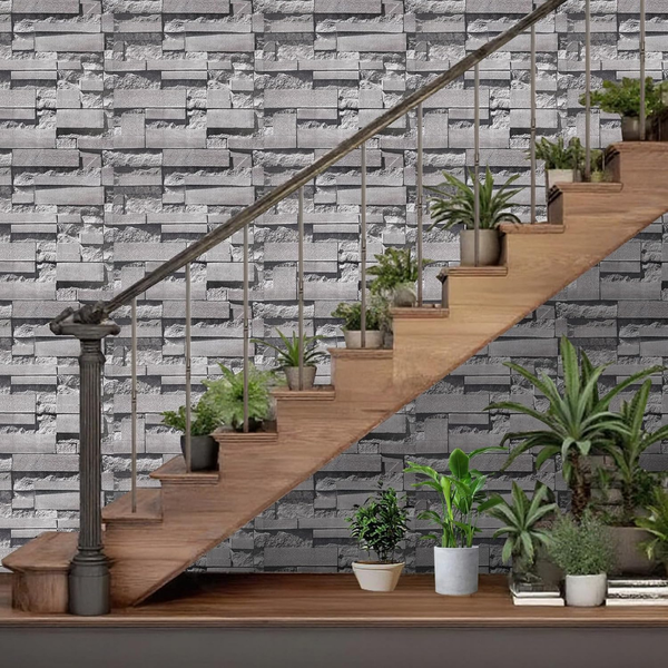 Urban Slate Self-Adhesive Wall Stickers