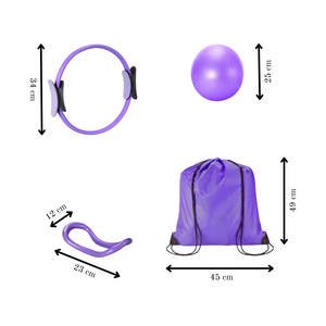 Amethyst Yoga & Pilates Set