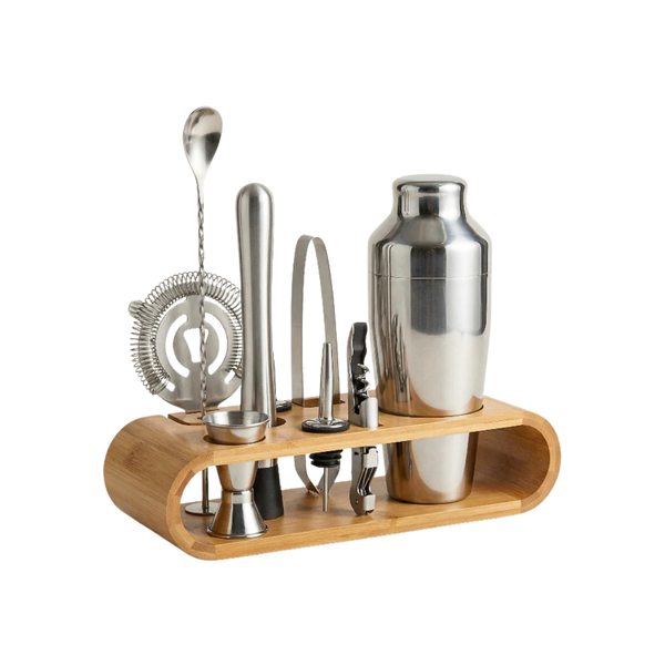 Bentwood 10-Piece Cocktail Shaker Set
