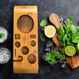 Bentwood 10-Piece Cocktail Shaker Set