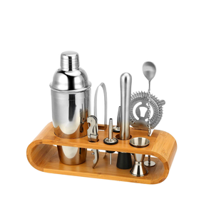 Bentwood 10-Piece Cocktail Shaker Set
