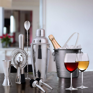 Bentwood 10-Piece Cocktail Shaker Set