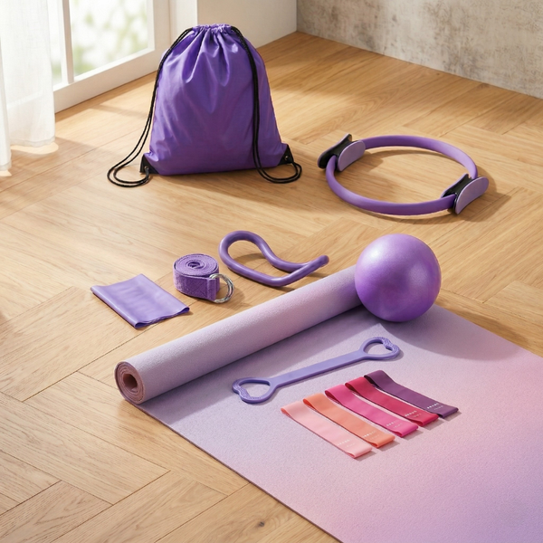 Amethyst Yoga & Pilates Set