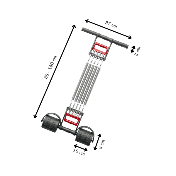Multi-Function Spring Chest Expander & Pedal Exerciser