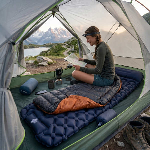 Crested Outdoor Self-Inflatable Mattress