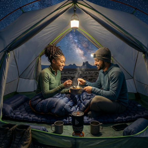 Crested Outdoor Self-Inflatable Mattress