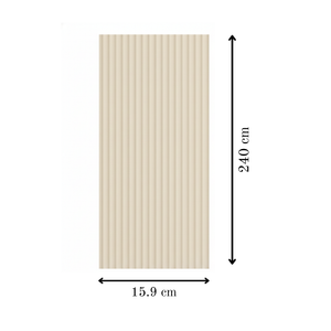 Fluted Wall Cladding Panels - Set of 10