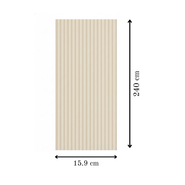 Fluted Wall Cladding Panels - Set of 10