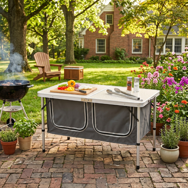 Trailside Camping Table with Storage