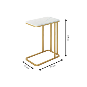 Linear Luxe Accent Table