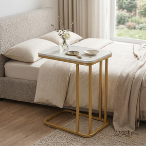 Linear Luxe Accent Table