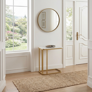Linear Luxe Accent Table